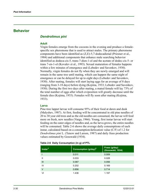 New Pest Response Guidelines - aphis - US Department of Agriculture