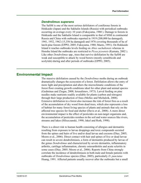 New Pest Response Guidelines - aphis - US Department of Agriculture