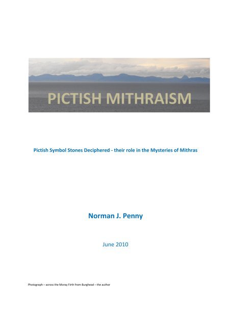 Norman J. Penny - pictish-mithraism.com