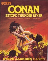 GURPS Conan Beyond Thunder River - e23 - Steve Jackson Games