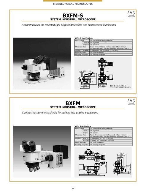 INDUSTRIAL MICROSCOPES