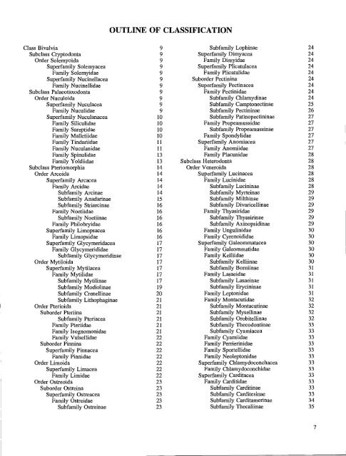 Catalogue of the Living Bivalvia of the Eastern Pacific Ocean ...