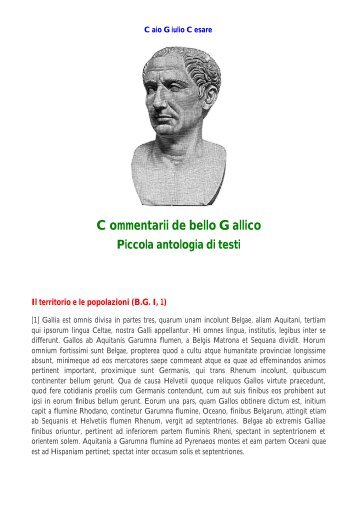 Commentarii de bello Gallico - Liceo scientifico Mericianum