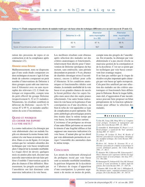 Traitement chirurgical par voie basse du prolapsus rectal extériorisé