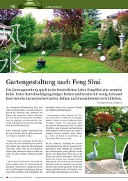 Harmonie im Garten und Wohnen - Feng Shui