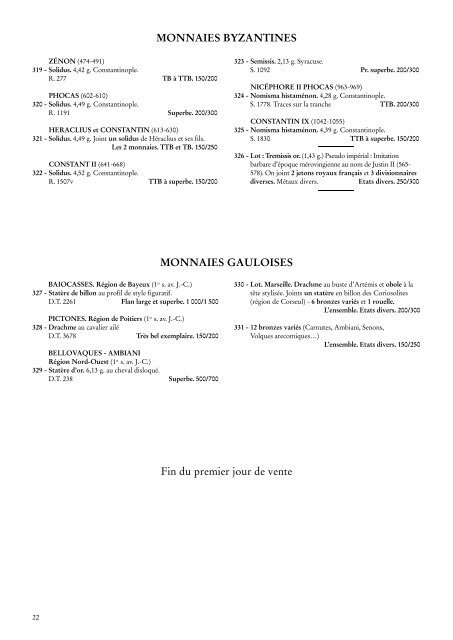 Afficher le catalogue au format PDF - Thierry Parsy