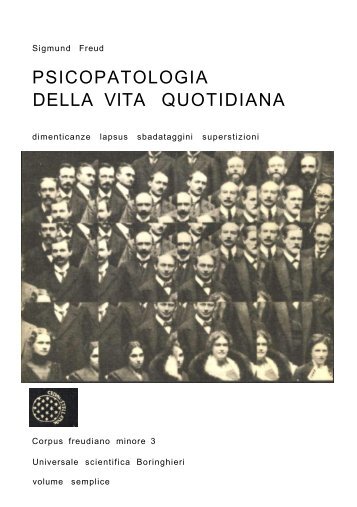 Sigmund Freud - Psicopatologia della vita quotidiana