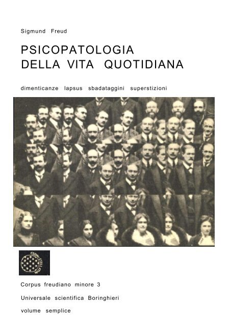 Sigmund Freud - Psicopatologia della vita quotidiana