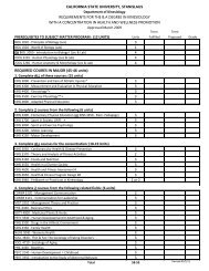 Health and Wellness Roadmap - CSU Stanislaus