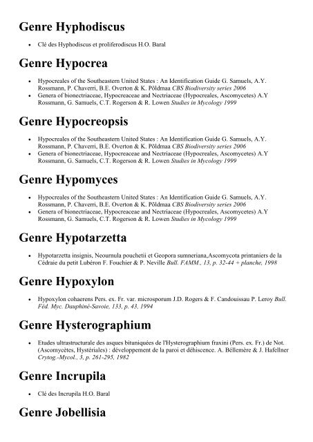 genre Galerina - Société Mycologique des Hautes Vosges