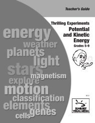 Thrilling Experiments: Potential and Kinetic Energy