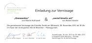 Einladung zur Vernissage - Urologische Klinik Dr. Castringius ...