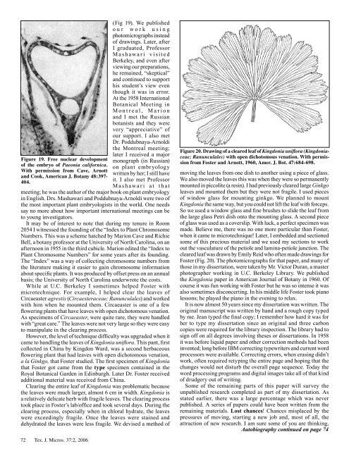 Texas Journal of Microscopy - Texas Society for Microscopy