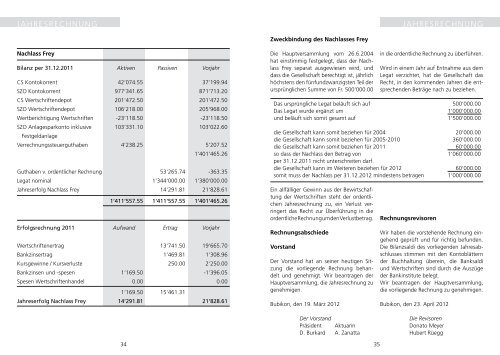 Ritterhausgesellschaft Bubikon Jahrheft 2011 - Ritterhaus Bubikon