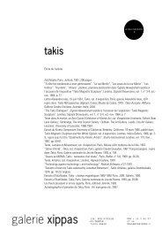 takis - Galerie Xippas