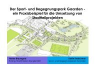 Der Sport- und Begegnungspark Gaarden - ein ... - ConSozial