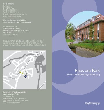Haus am Park - Stadtmission Kiel