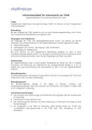 Informationsblatt für Interessierte zur TASK - Stadtmission Kiel