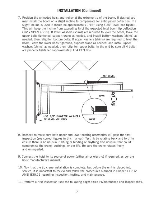 (WC) Wall Cantilever Jib Cranes - Spanco