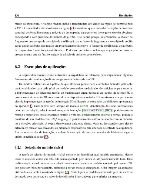 Uma Arquitetura de Suporte a Interações 3D ... - DCA - Unicamp