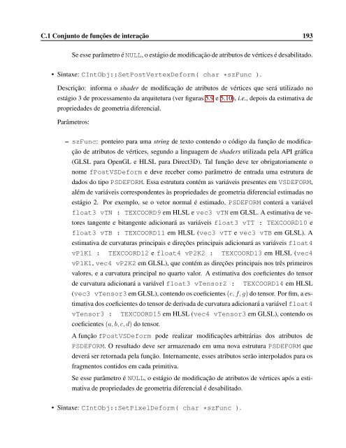 Uma Arquitetura de Suporte a Interações 3D ... - DCA - Unicamp