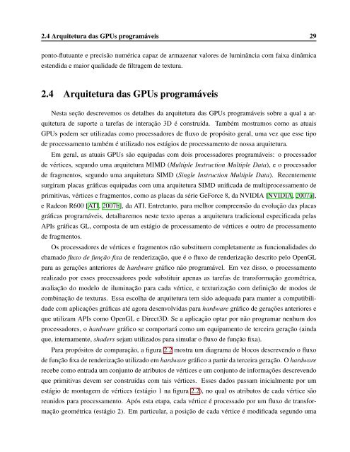 Uma Arquitetura de Suporte a Interações 3D ... - DCA - Unicamp