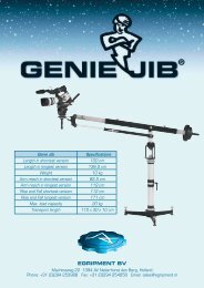 Genie Jib - Egripment