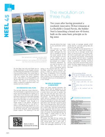 Neel 45 Gilles Ruffet Review - Aeroyacht