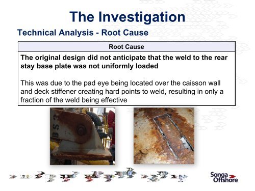 Songa Mercur King Post Failure - DrillSafe