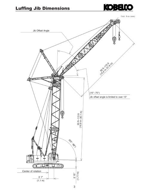 Kobelco Sl6000 Load Chart