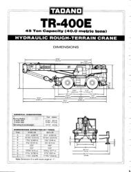 TR-400E - Tadano America Corporation