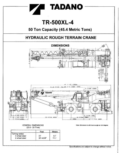 RT050.Tadano TR-500XL-4 (50 ton).pdf - B & G Crane