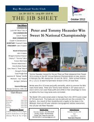 THE JIB SHEET - Bay-Waveland Yacht Club