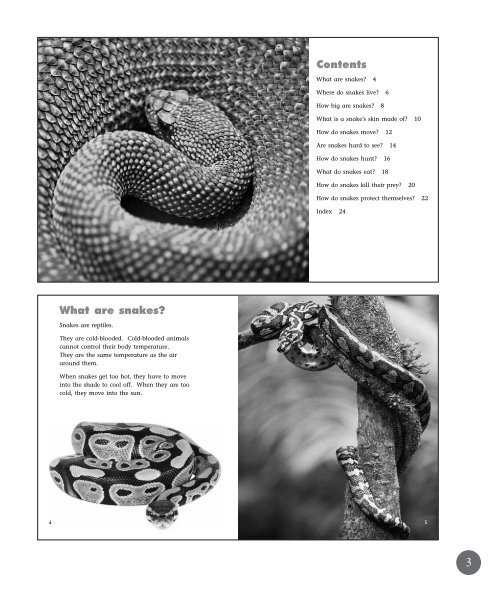 TE Snakes pages - Alpha Literacy