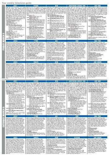 TV Guide Mar 8-14 - Weekly Times Now