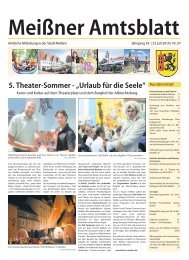 5. Theater-Sommer - „Urlaub für die Seele“ - Stadt Meißen