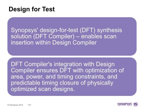 Synopsys Design Flow