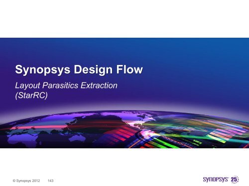 Synopsys Design Flow