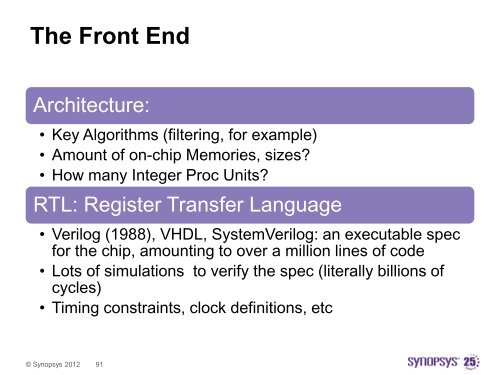 Synopsys Design Flow