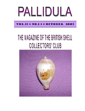 VOL.35 NO.2 OCTOBER 2OO5 - British Shell Collectors' Club