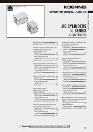 PDF Koganei Actuator Jig Cylinder C Series CDA