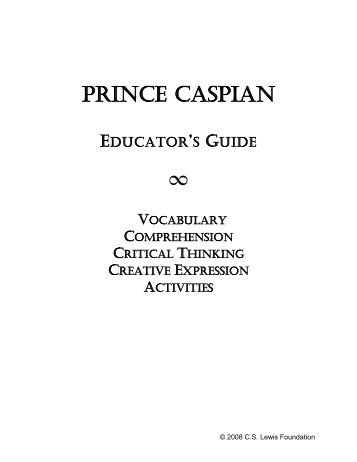 Prince Caspian - CS Lewis Foundation