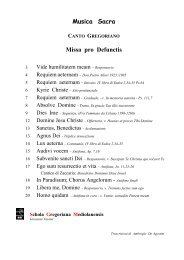 missa pro defunctis - Canto Ambrosiano