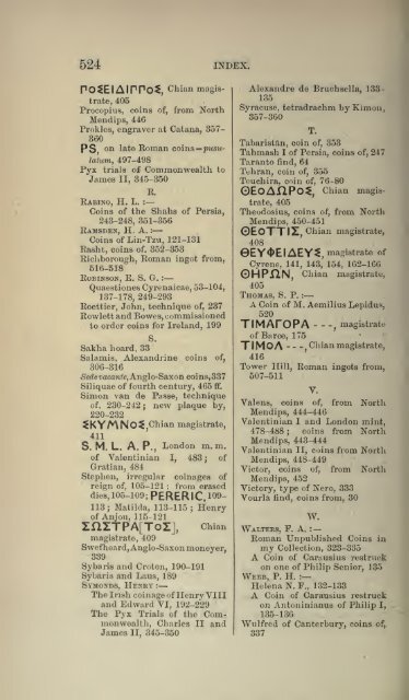 The numismatic chronicle and journal of the Royal Numismatic Society