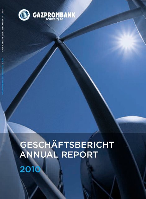 GeSchäftSbericht annual report 2010 - Russische Kommerzial Bank ...