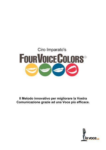 metodo FOURVOICECOLORS - La Voce.net