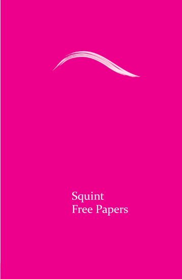 Squint Free Papers - aioseducation