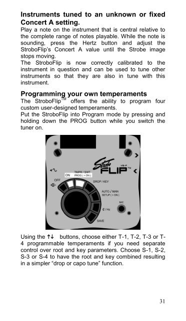 Stroboflip Manual - Peterson Tuners
