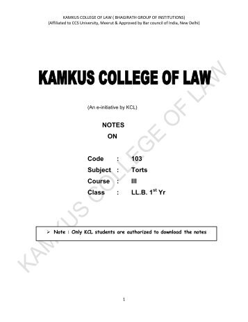 college law