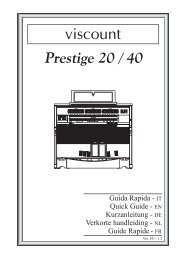 40 - Viscount Prestige organs